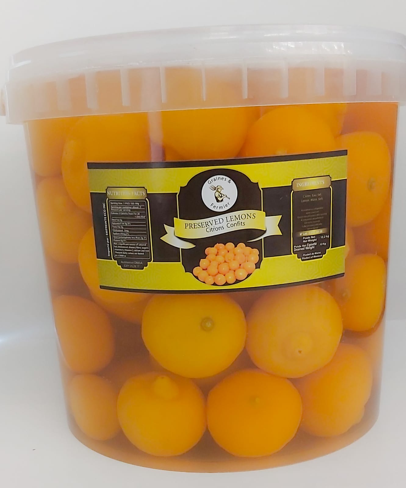 Empreinte Eco Citron Confit du Maroc 250 Gr
